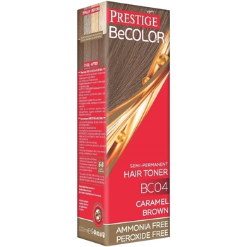 Тонувальний бальзам для волосся Vip's Prestige BeColor 100% відтінок BC 04 (Карамельно-коричневий) 100 мл - Pampik