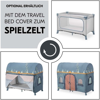 Детский манеж Hauck Dream N Play Plus Dusty Blue - Pampik - 6