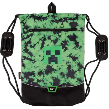Сумка для взуття Yes SB-20 Minecraft, зелений (559721) - Pampik