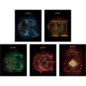 Набор тетрадей Kite Harry Potter А5 в клетку 48 листов 10 шт. (HP24-259) - Pampik