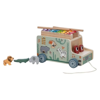 Сортер FreeON Дерев'яна вантажівка з ксилофоном (80623) - Pampik - 3