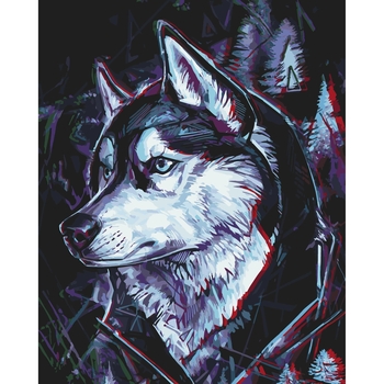 Набор для росписи ArtCraft Друг Хаски 40x50 см (11674-AC) - Pampik