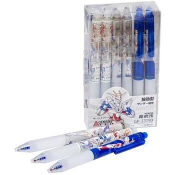 Набор гелевых ручек автоматических Malevaro чернил синего цвета пиши-стирай 12 шт. (33190/12) - Pampik