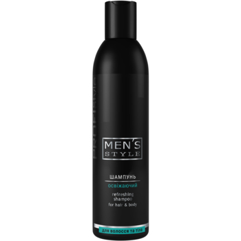 Шампунь освежающий ProfiStyle Men's Style Refreshing Shampoo, 250 мл - Pampik