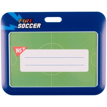 Бейдж Yes Football слайдер без ленты горизонтальный (940324) - Pampik