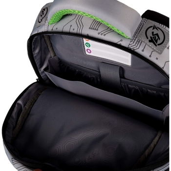 Рюкзак Yes S-52 Ergo Cyberlife, сіро-чорний (559568) - Pampik - 11