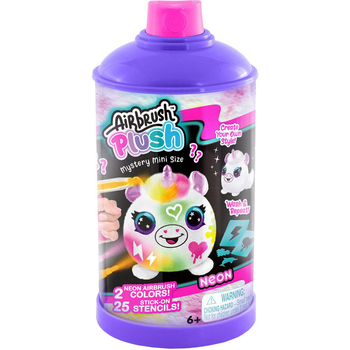 Набір для творчості Canal Toys DIY Airbrush Plush Неон міні сюрприз (AIR020) - Pampik