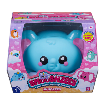 Игрушка-антистресс Smooshzees Snugzees Слон Луна коллекционная голубая (8233) - Pampik - 4