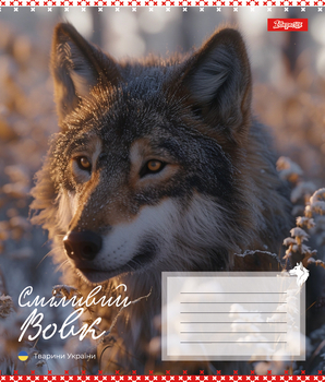 Набор тетрадей 1 Вересня Animals of Ukraine А5 в линейку 18 листов 25 шт. (767251) - Pampik - 4