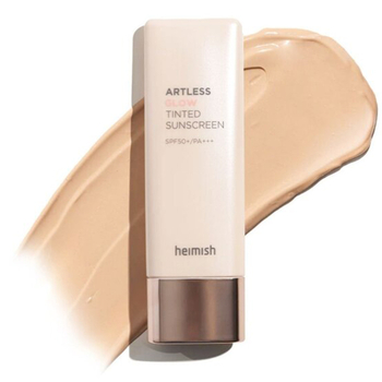 Сонцезахисний крем Heimish Artless Glow Tinted Sunscreen Shine Beige SPF 50+ PA+++ із тінтом 40 мл - Pampik - 2
