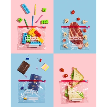 Пакеты для хранения и заморозки Добра господарочка с застежкой-слайдером, 2 л, 10 шт. - Pampik - 10