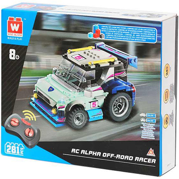 Машинка-конструктор на дистанційному керуванні Wise Block Позашляховик міні 289 деталей (EU389105) - Pampik - 8