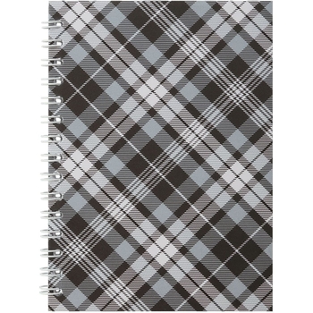 Тетрадь Buromax Shotlandka на пружине А6, 48 листов серая (BM.2592-09) - Pampik