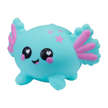 Игрушка-антистресс Smooshzees Luvzees Аксолотль Нудл коллекционная бирюзовая (8226) - Pampik - 2