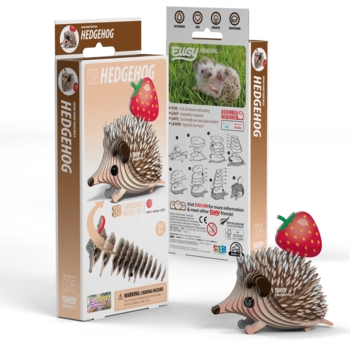Збірна 3Д модель Eugy Зоопарк Їжак (XEG-026) - Pampik - 5