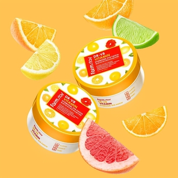 Патчи для глаз FarmStay DR-V8 Vitamin Hydrogel Eye Patch, 60 шт. - Pampik - 9