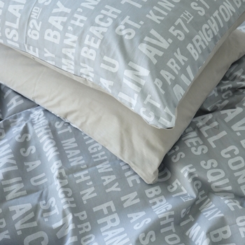 Комплект постельного белья MirSon Ranforce Elite 17-4739 Newspaper 110 х 140 см - Pampik - 6
