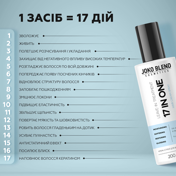 Крем-спрей для волос Joko Blend 17 в 1 200 мл - Pampik - 4