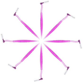 Набір міжзубних щіток Curaprox CPS 406, 5 шт. + тримач UHS 451 - Pampik - 4