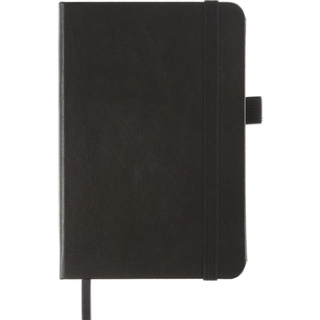 Книга записная Buromax Etalon в клеточку 140х95 мм черная 96 листов (BM.296160-01) - Pampik - 2