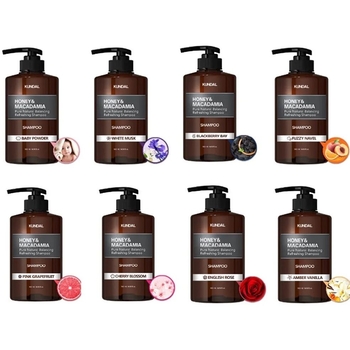 Шампунь для волос Kundal Honey & Macadamia Shampoo Baby Powder с ароматом детской присыпки натуральный 500 мл - Pampik - 5