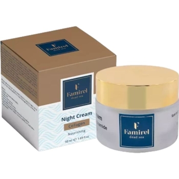 Питательный ночной крем для лица Famirel Collagen 50 мл - Pampik