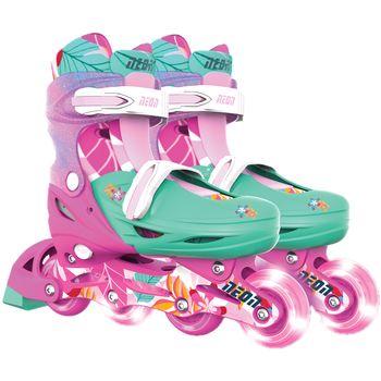 Роликові ковзани Neon Combo розмір 30-33 квіти (NC48F4) - Pampik