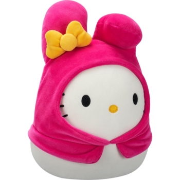 М'яка іграшка Squishmallows Hello Kitty Хелоу Кітті в образі Моя Мелоді, 20 см (SQSN00390) - Pampik - 2