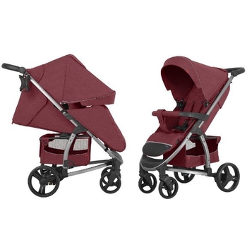 Коляска прогулочная Carrello Vista CRL-8505 Ruby Red красная (35226) - Pampik - 3