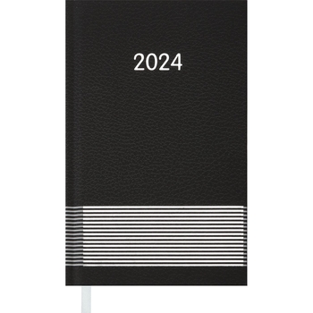 Еженедельник датирован Buromax Parallel 2024 черный (BM.2882-01) - Pampik