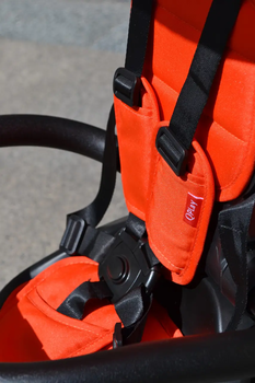 Велосипед складной трехколесный детский Qplay Nova+ Rubber Orange Sunset (S700-13Nova+OrangeSunset) - Pampik - 7