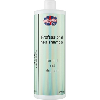 Шампунь для тьмяного та сухого волосся Ronney Professional Holo Shine Star Aloe 1 л - Pampik
