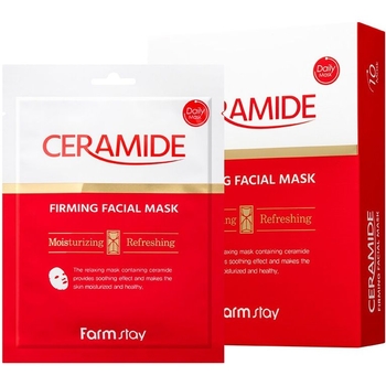 Набор масок для лица FarmStay Ceramide Firming Facial Mask 10 шт. - Pampik