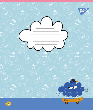 Набір зошитів Yes Stand with Ukraine А5, в клітинку, 18 аркушів, 25 шт. (767249) - Pampik - 3