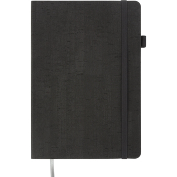 Блокнот деловой Buromax Logo2U Wood А5 96 л. в клеточку обложка искусственная кожа серый (BM.295114-09) - Pampik