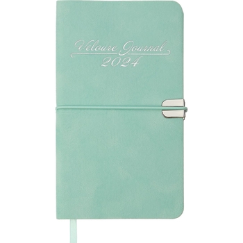 Еженедельник датирован Buromax Velour 2024 153х85 мм мятный (BM.2891-38) - Pampik