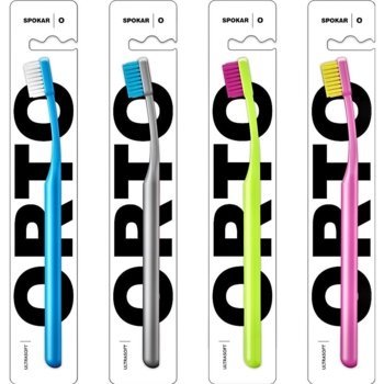 Зубна щітка Spokar 3428, ортодонтична, в асортименті - Pampik