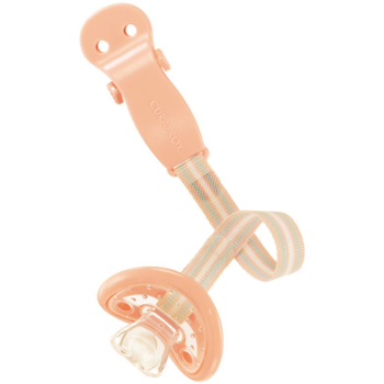 Держатель для пустышки Curaprox Baby Close up, оранжевый (Babyholder orange) - Pampik - 3