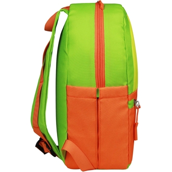 Рюкзак детский Bagland Bob Snail Maxi салатово-оранжевый, 30x14x36 см - Pampik - 3