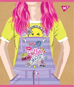 Набор тетрадей Yes Girls Крафт А5, в линейку, 18 листов, 10 шт. (765089) - Pampik - 2