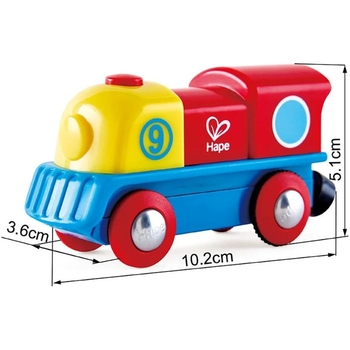 Паровозик для залізниці Hape (E3820) - Pampik - 3