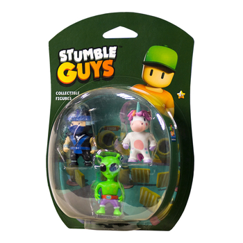 Набір колекційних фігурок Stumble Guys Ніндзя Кай, Спрінклс, Прибулець, 3 шт. (SG2020-5) - Pampik - 3