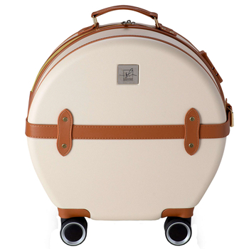 Валіза Semi Line 20" S Ecru/Brown (T5670-2) - Pampik - 4