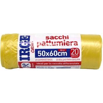 Пакети для сміття Irge жовті 30 л 20 шт - Pampik