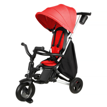 Велосипед складной трехколесный детский Qplay Nova+ Rubber Orange Sunset (S700-13Nova+OrangeSunset) - Pampik