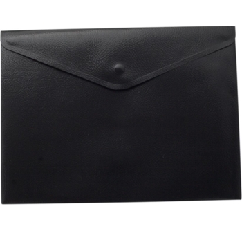 Папка-конверт на кнопке Buromax А5 черная (BM.3935-01) - Pampik