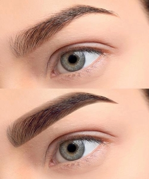 Хна для окрашивания бровей Kodi professional Dark Brown Темно-коричневая 5 г - Pampik - 3