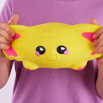 Игрушка-антистресс Smooshzees Snugzees Слон Кастед коллекционная желтая (8237) - Pampik - 6