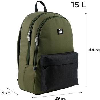 Рюкзак GoPack Education Teens GO24-140L-3 хакі - Pampik - 3