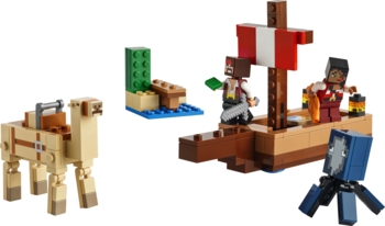 Конструктор LEGO Minecraft Подорож на піратському кораблі, 166 деталей (21259) - Pampik - 2